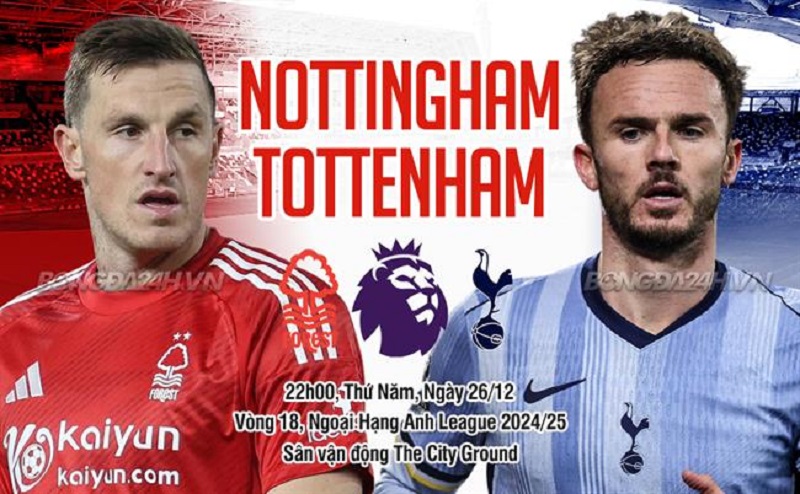 Nhận định bóng đá Nottingham Forest vs Tottenham, 22h00 ngày 26/12